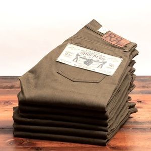 RRL olive limited edition jeans